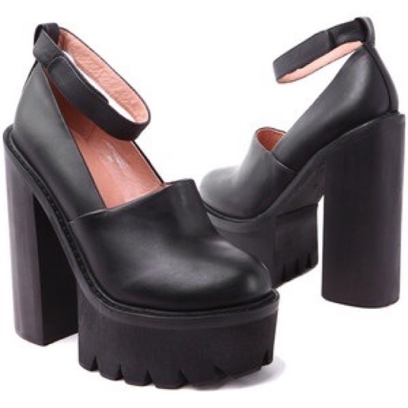 Jeffrey Campbell Scully Platform Chunky Heel - Picture 3 of 8